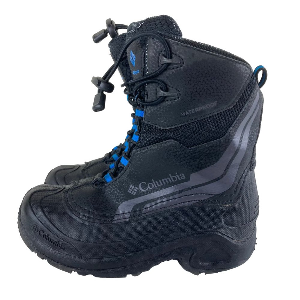 Columbia Bugaboot Plus IV Boys Sz 2  Waterproof Insulated Winter Snow Boots